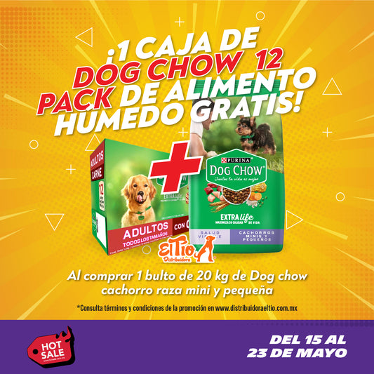 COMBO HOT 🔥 Dog Chow Cachorro Raza minis y pequeñas 20 kg