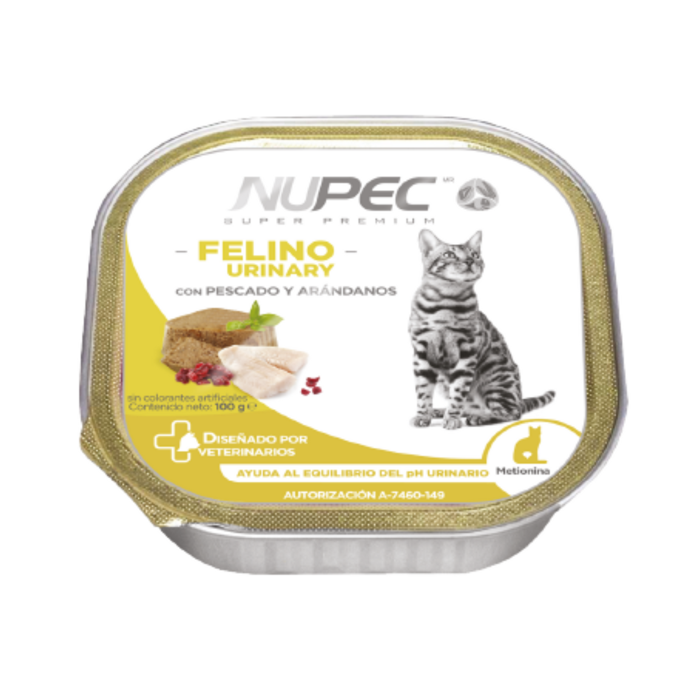 Nupec Felino Humedo Urinary/Hairball 4 X 100 Grs