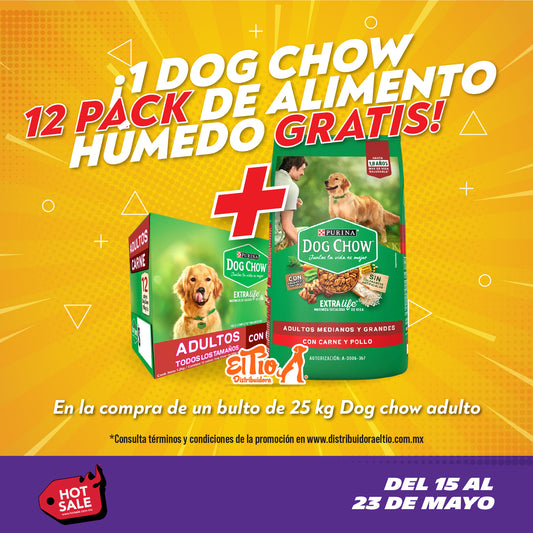 COMBO HOT 🔥 Dog Chow Adulto 25 kg
