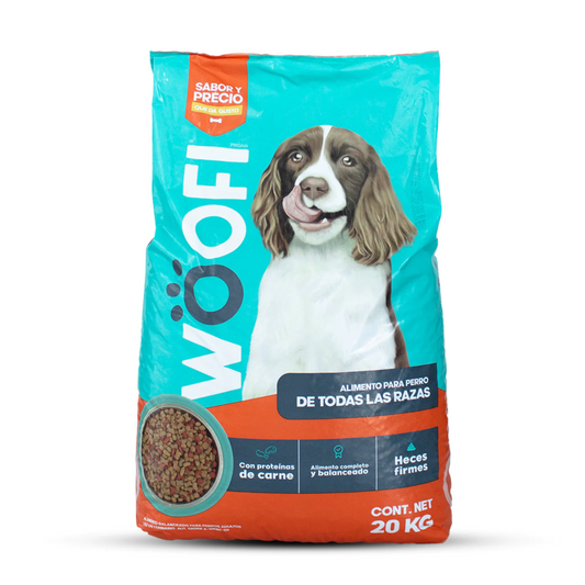 Woofi Adulto 25 kg + Hígado liofilizado GRATIS 🔥