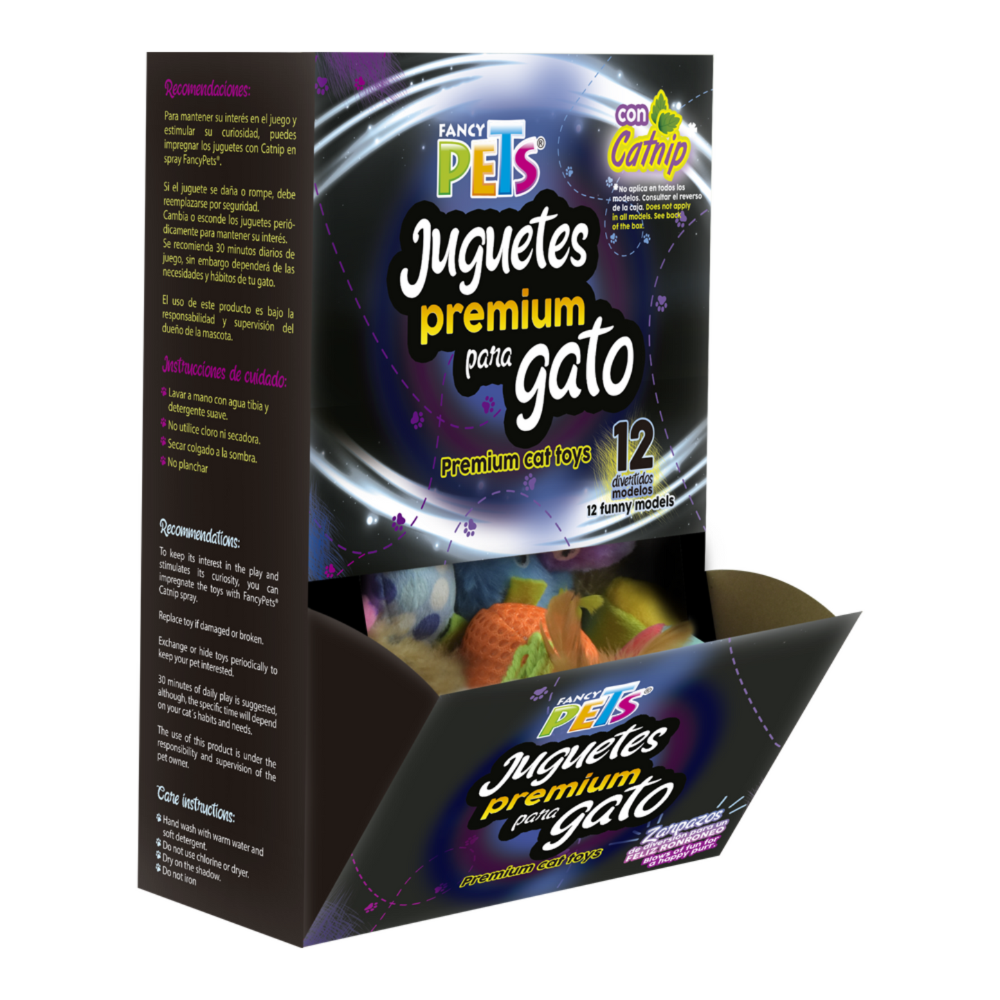 Caja De Juguetes Premium Para Gato - 36 Pzas