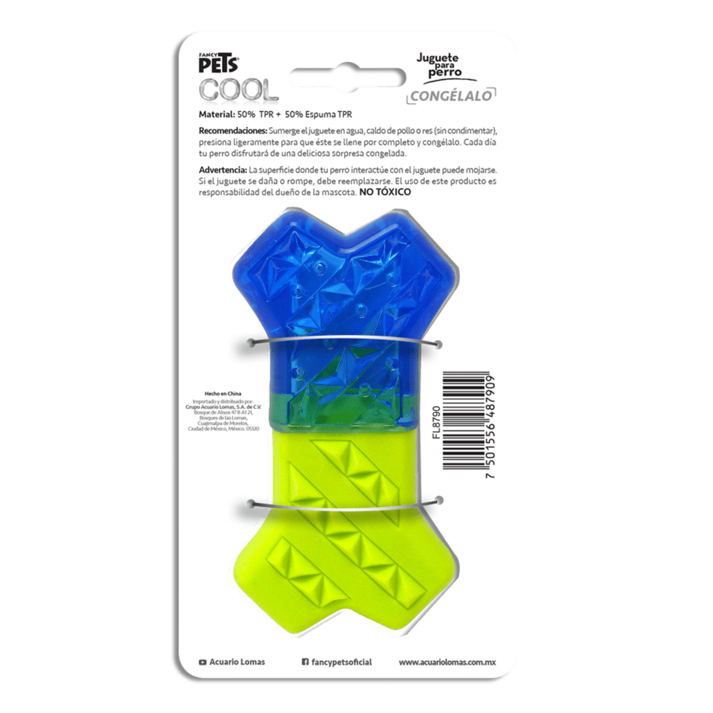 Juguete Hueso Congelable Cool