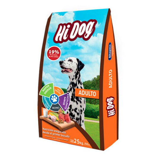 Hi-Dog Adulto Croqueta Gde 25 Kg